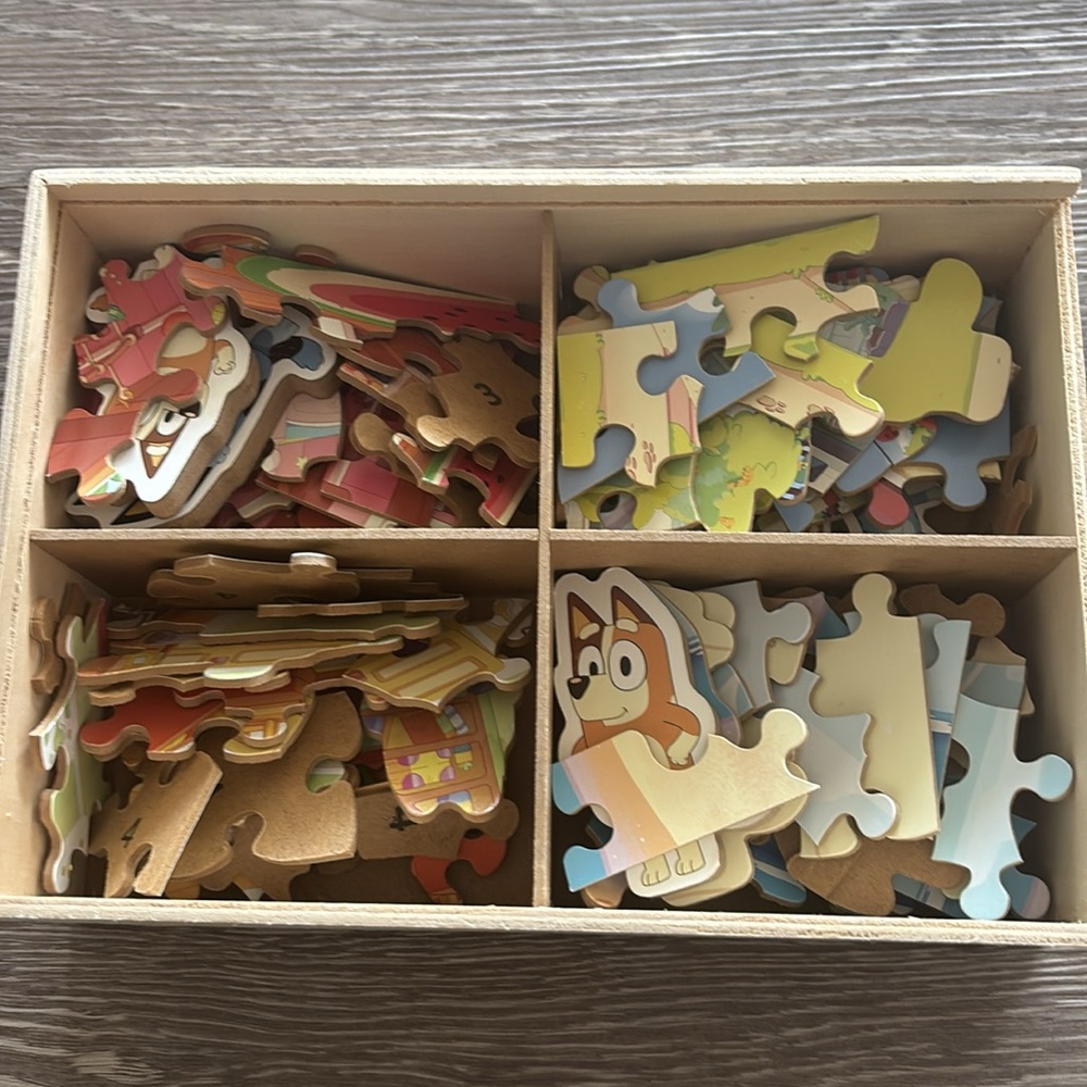 4-Pack Bluey Wooden Puzzles - Picture 6 of 15